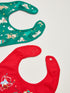 LC Waikiki Christmas Themed Baby Boy Bib 2 Pack